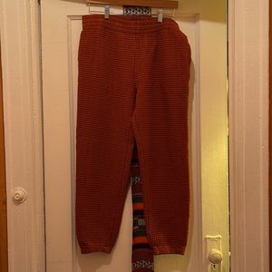 Curator SF quilted brick jogger pants size L